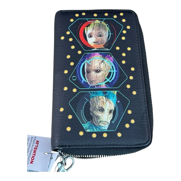 Disney Parks Marvel "I Am Groot" Phone Case Wristlet Wallet with Light Effect - Picture 1 of 8